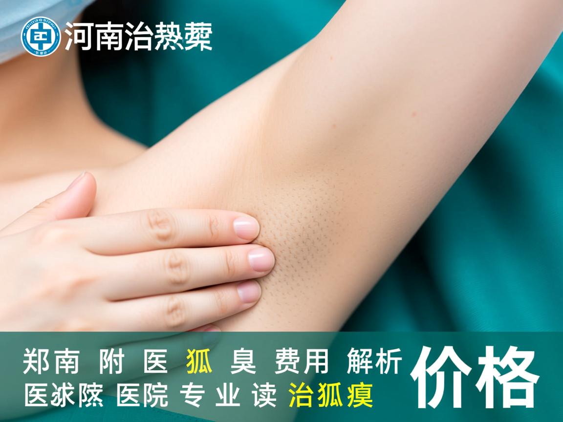 河南治狐臭费用解析，郑州附医腋臭医院专业解读治狐臭价格