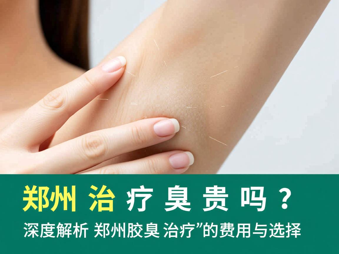 郑州治疗腋臭贵吗？深度解析郑州腋臭治疗的费用与选择