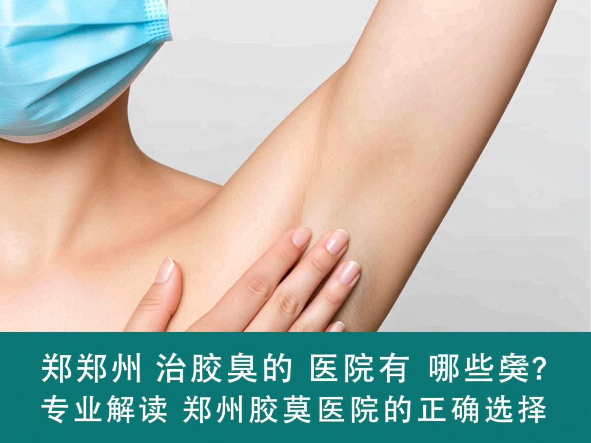郑州治腋臭的医院有哪些？专业解读郑州腋臭医院的正确选择