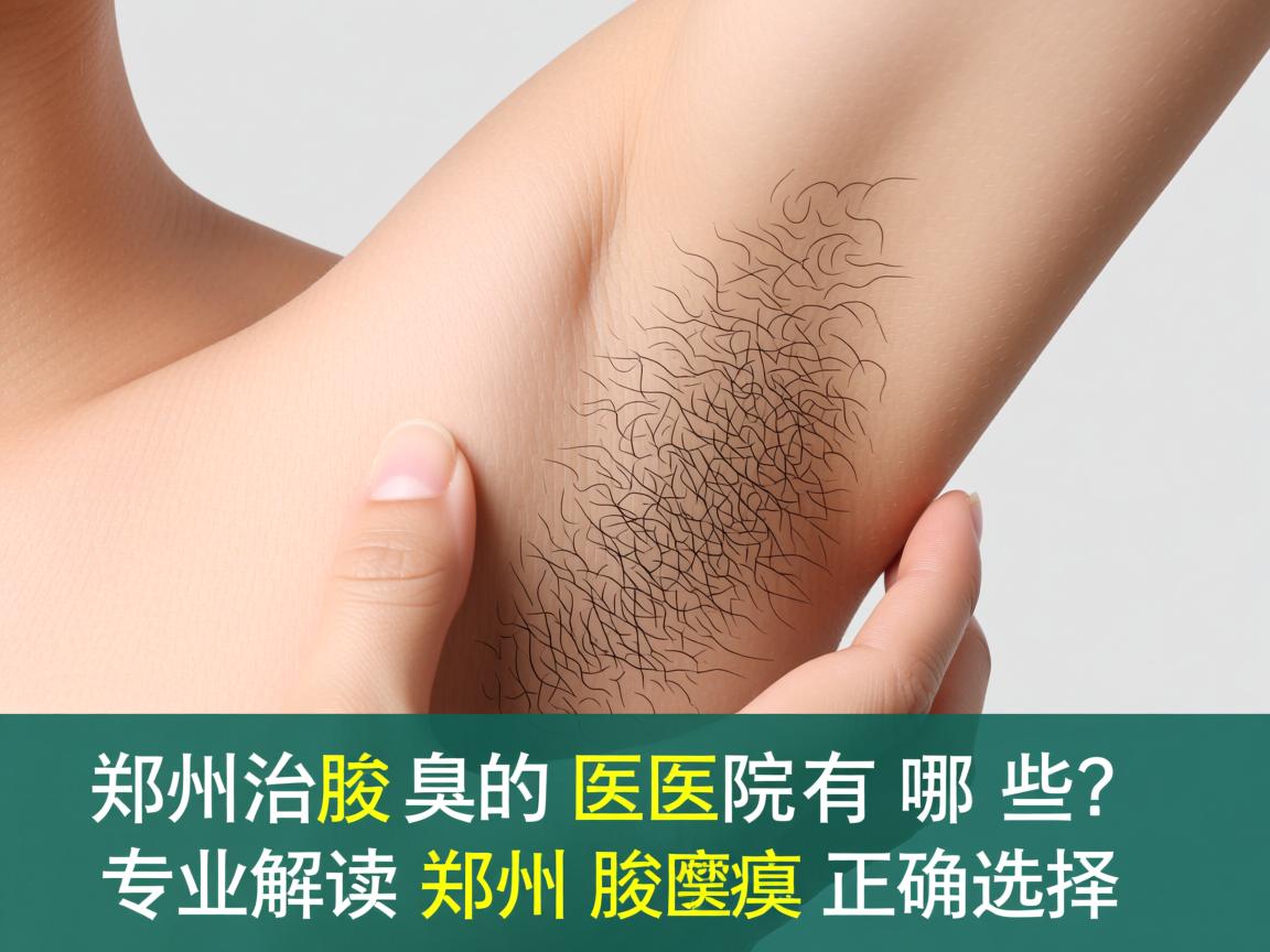 郑州治腋臭的医院有哪些？专业解读郑州腋臭医院的正确选择