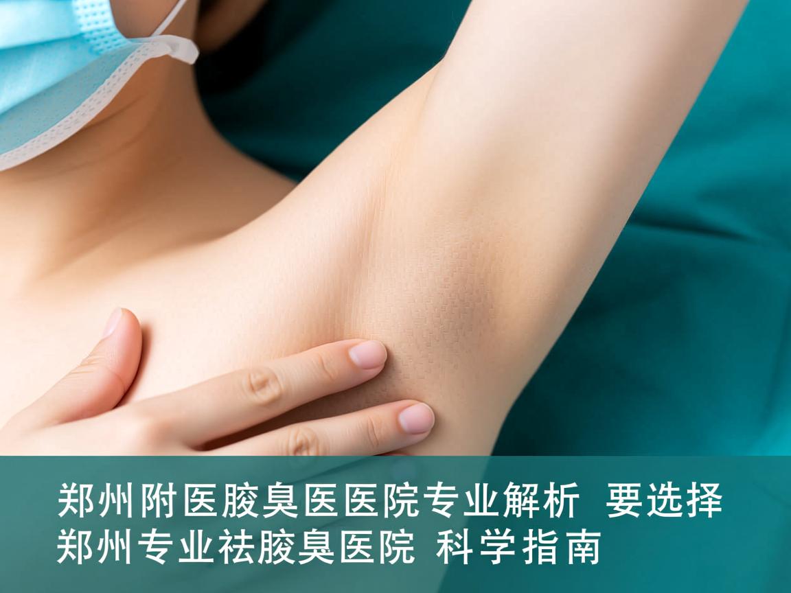 郑州附医腋臭医院专业解析，选择郑州专业祛腋臭医院的科学指南