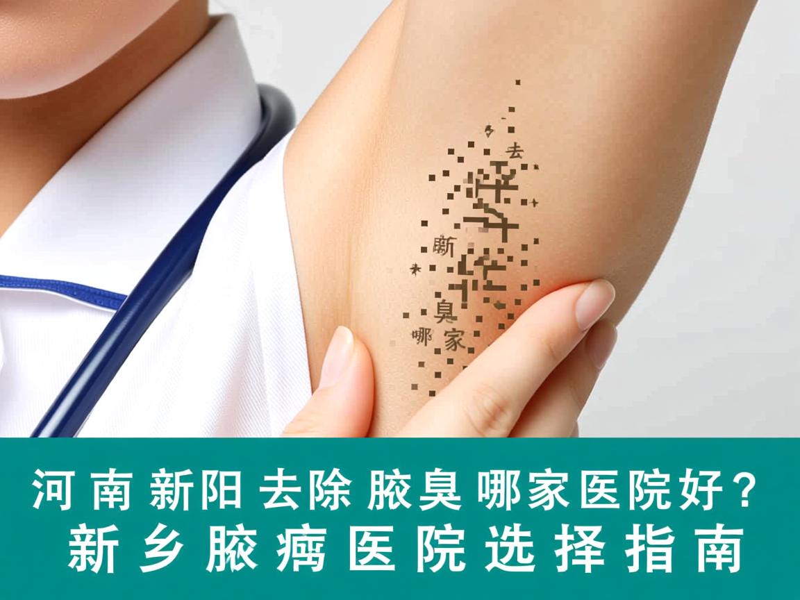 河南新乡去除腋臭哪家医院好？新乡腋臭医院选择指南