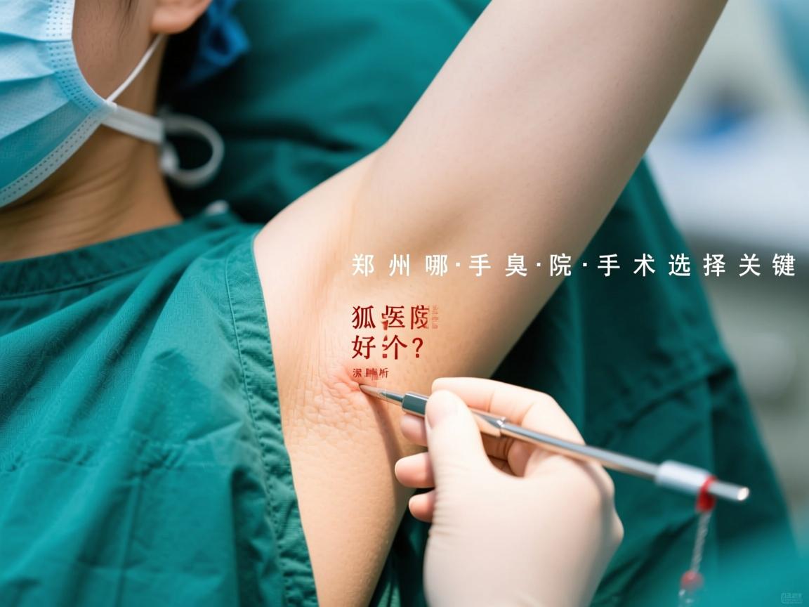 郑州狐臭手术哪个医院好？深度解析郑州狐臭手术的选择关键