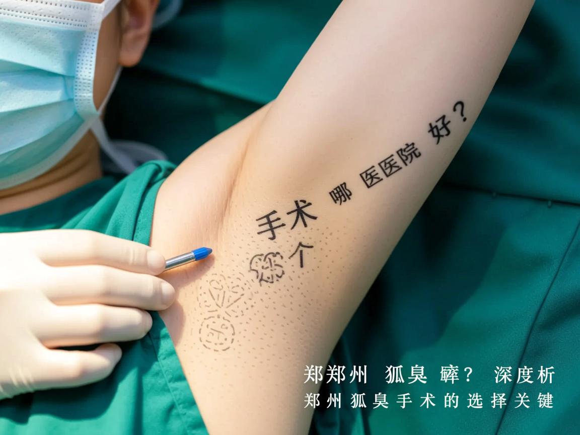 郑州狐臭手术哪个医院好？深度解析郑州狐臭手术的选择关键