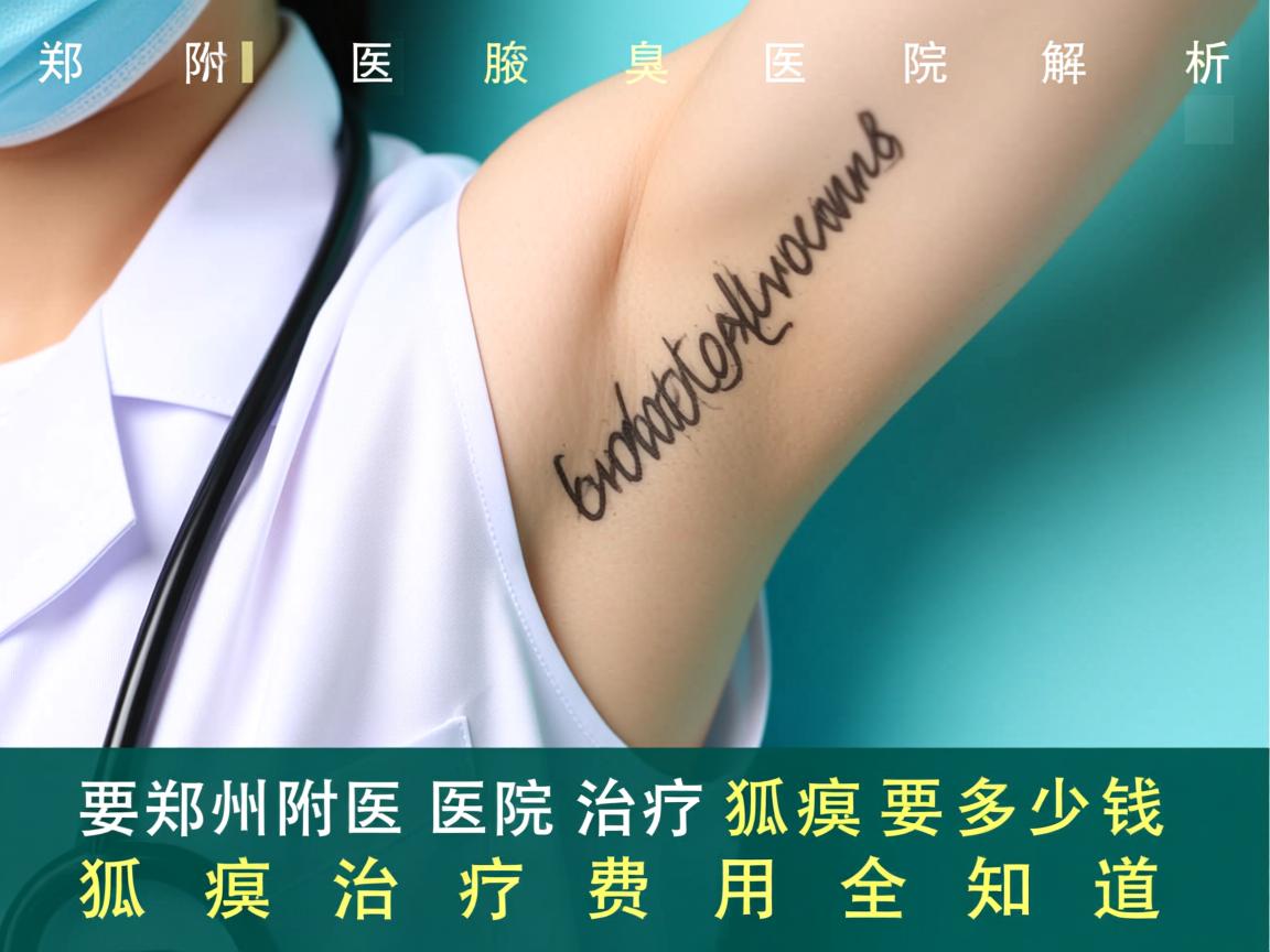 郑州附医腋臭医院解析，郑州附医医院治疗狐臭要多少钱，狐臭治疗费用全知道