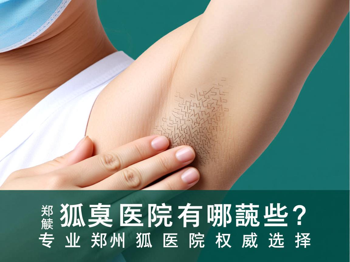 郑州狐臭医院有哪些？专业解读郑州狐臭医院的权威选择