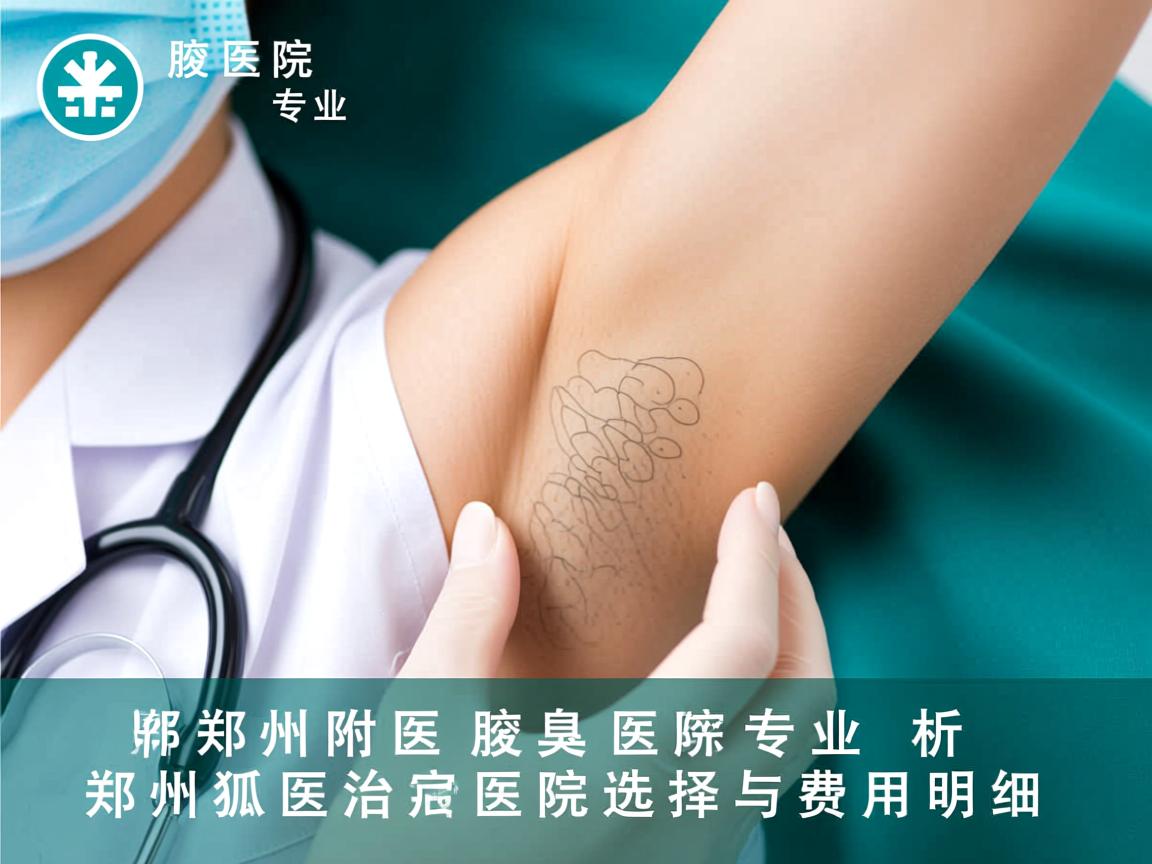 郑州附医腋臭医院专业解析，郑州狐臭治疗医院选择与费用明细