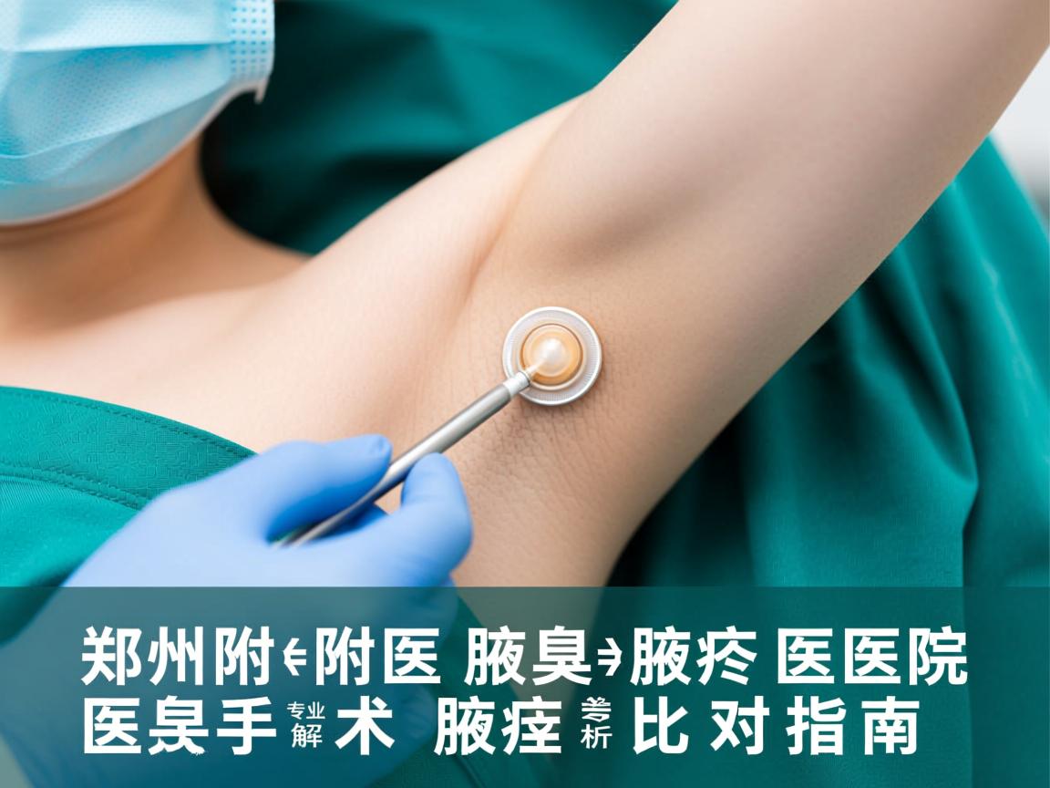 郑州附医腋臭医院专业解析，郑州附医腋臭医院腋臭手术对比指南