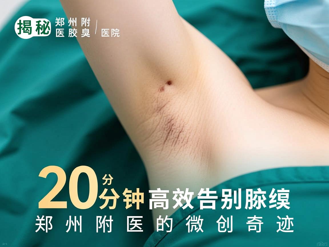 揭秘郑州附医腋臭医院，20分钟高效告别腋臭，郑州附医的微创奇迹