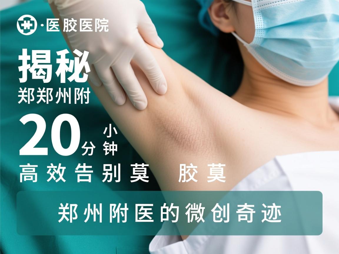 揭秘郑州附医腋臭医院，20分钟高效告别腋臭，郑州附医的微创奇迹