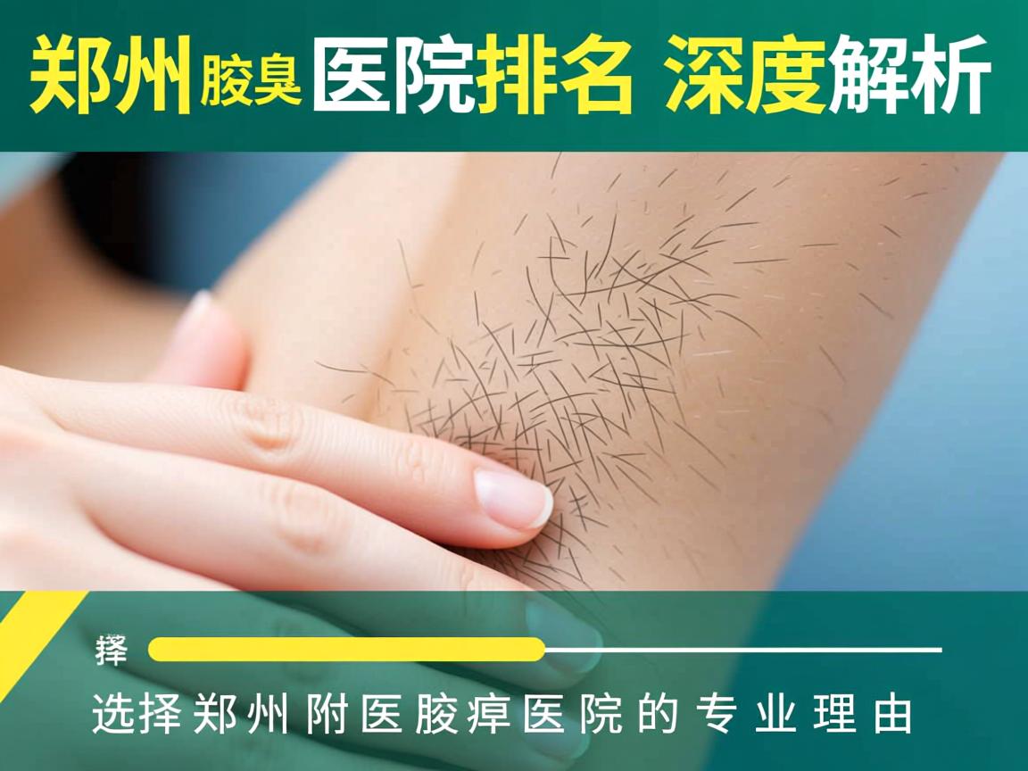 郑州腋臭医院排名深度解析，选择郑州附医腋臭医院的专业理由