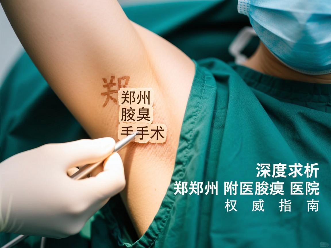 深度解析郑州腋臭手术，郑州附医腋臭医院的权威指南
