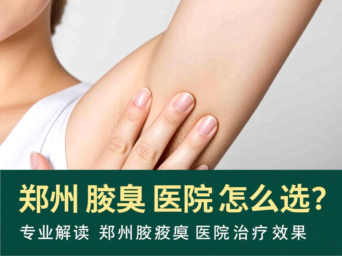 郑州腋臭医院怎么选？专业解读郑州腋臭医院治疗效果
