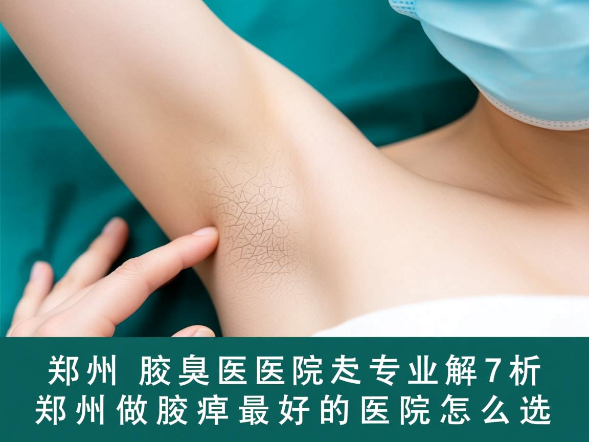 郑州腋臭医院专业解析，郑州做腋臭最好的医院怎么选