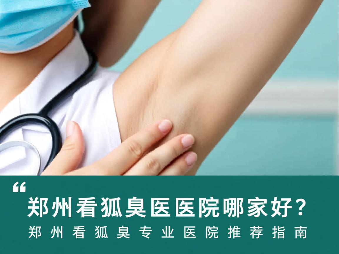 郑州看狐臭医院哪家好？郑州看狐臭专业医院推荐指南