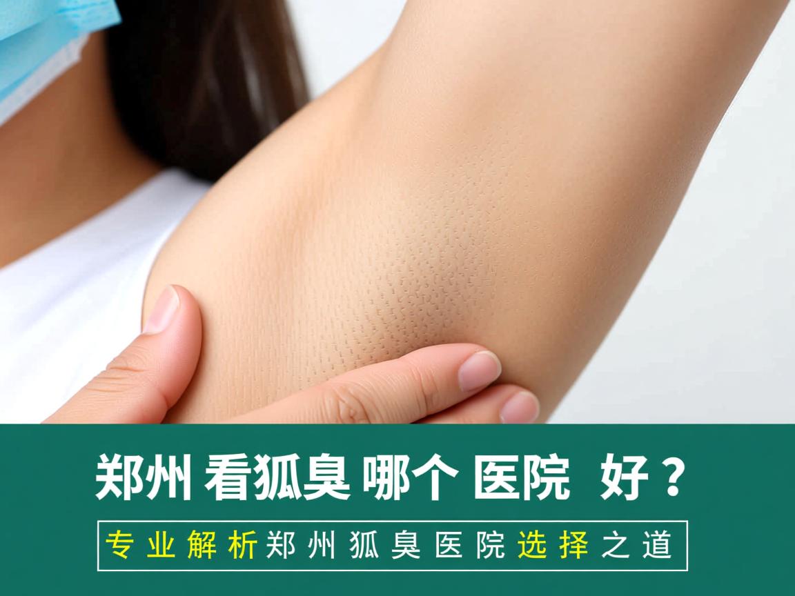 郑州看狐臭哪个医院好？专业解析郑州狐臭医院选择之道