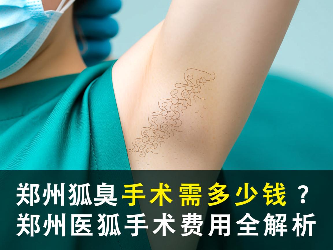 郑州狐臭手术需要多少钱？郑州狐臭手术费用全解析