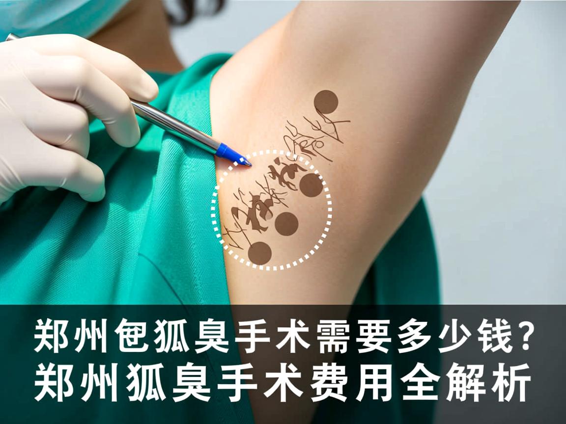郑州狐臭手术需要多少钱？郑州狐臭手术费用全解析