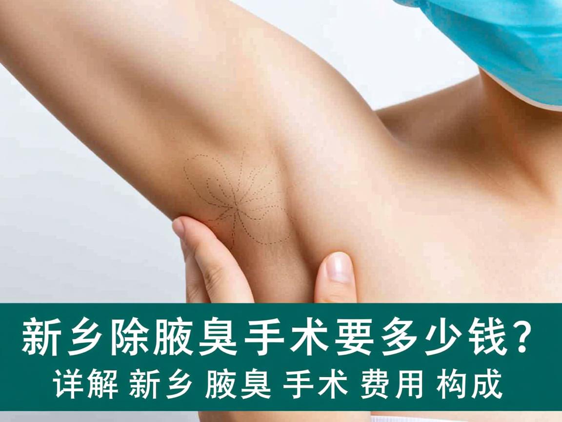 新乡除腋臭手术要多少钱？详解新乡腋臭手术费用构成