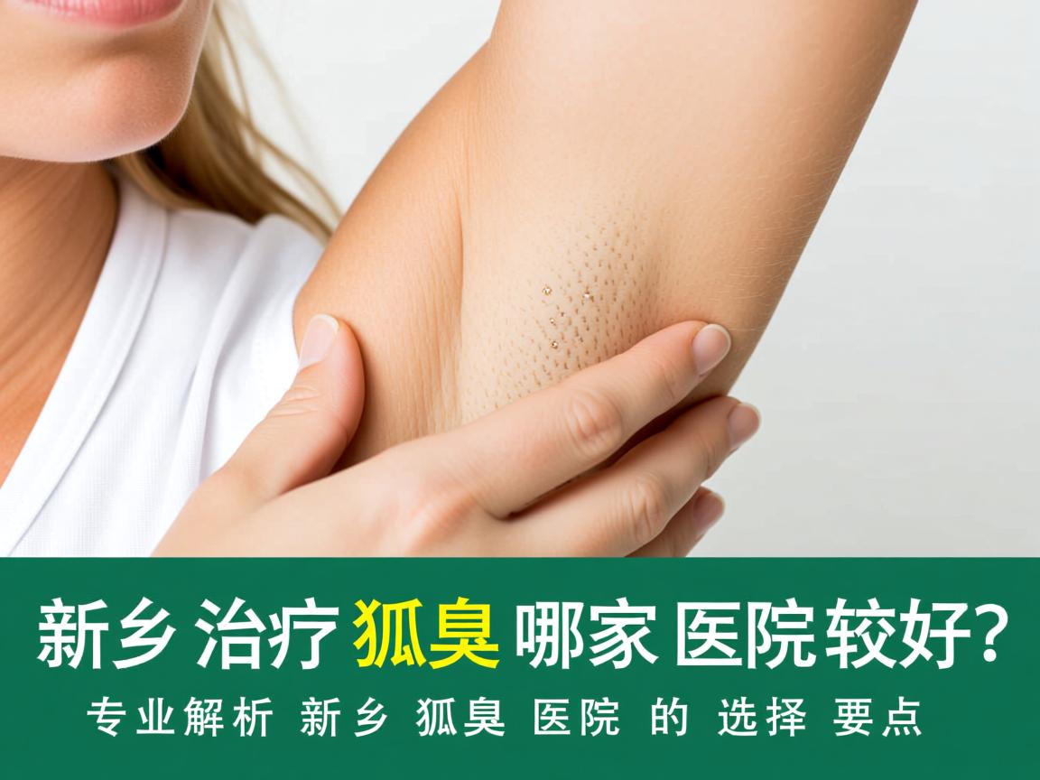 新乡治疗狐臭哪家医院较好？专业解析新乡狐臭医院的选择要点