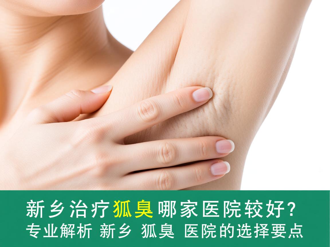 新乡治疗狐臭哪家医院较好？专业解析新乡狐臭医院的选择要点
