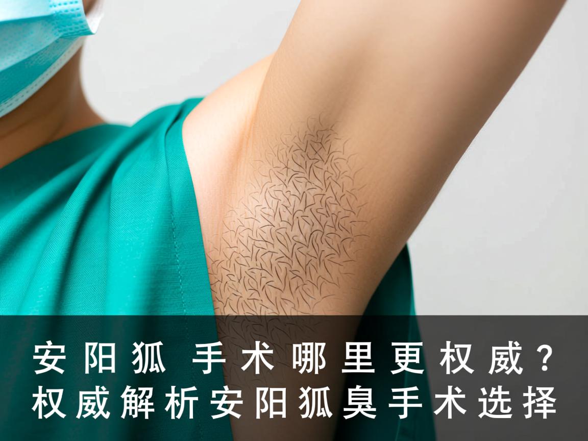 安阳狐臭手术哪里更权威？权威解析安阳狐臭手术选择