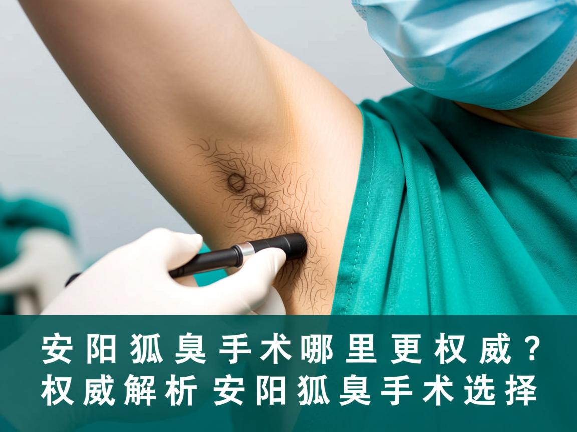 安阳狐臭手术哪里更权威？权威解析安阳狐臭手术选择