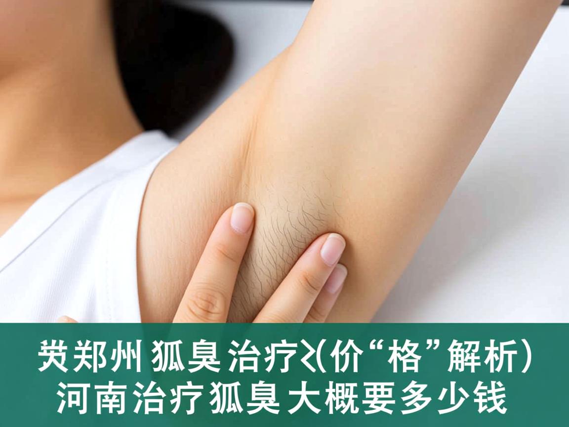 郑州狐臭治疗价格解析，河南治疗狐臭大概要多少钱
