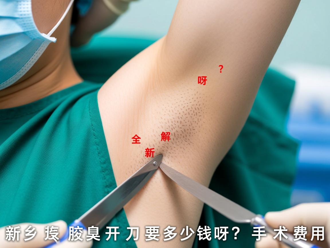 新乡腋臭开刀要多少钱呀？全面解析新乡腋臭手术费用