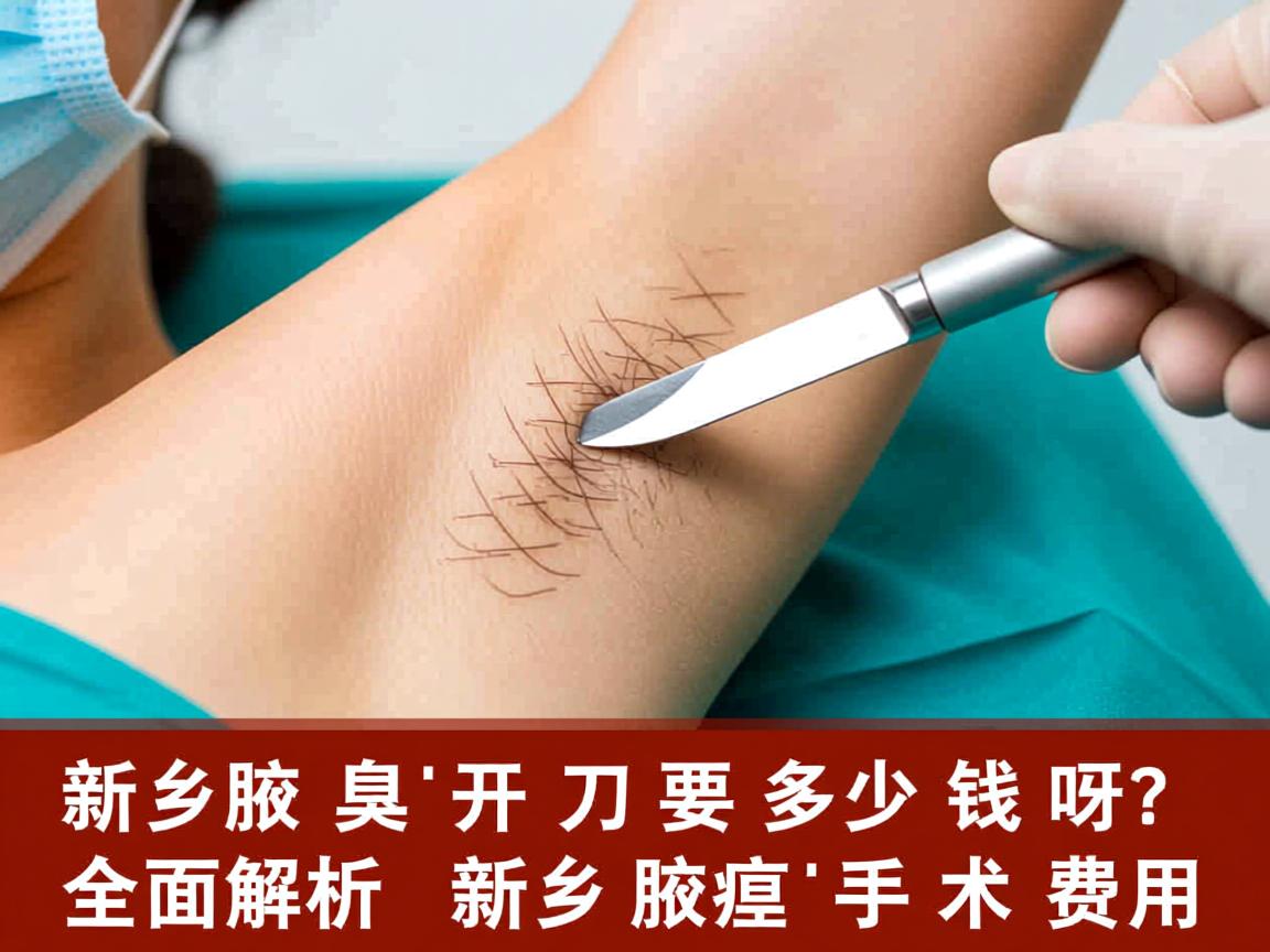 新乡腋臭开刀要多少钱呀？全面解析新乡腋臭手术费用