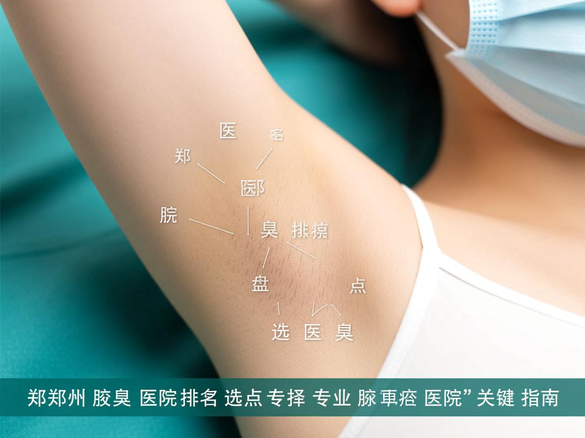 郑州腋臭医院排名盘点，选择专业腋臭医院的关键指南