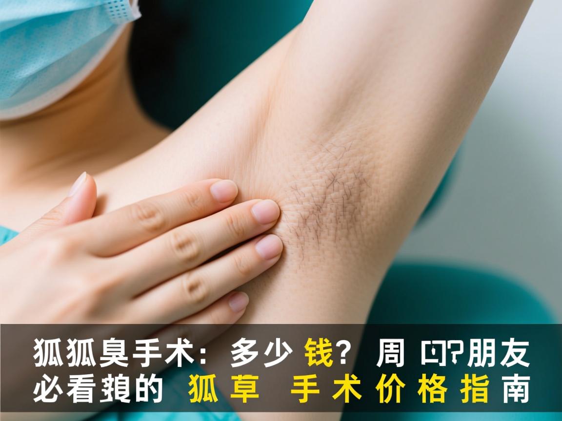狐臭手术多少钱？周口朋友必看的狐臭手术价格指南