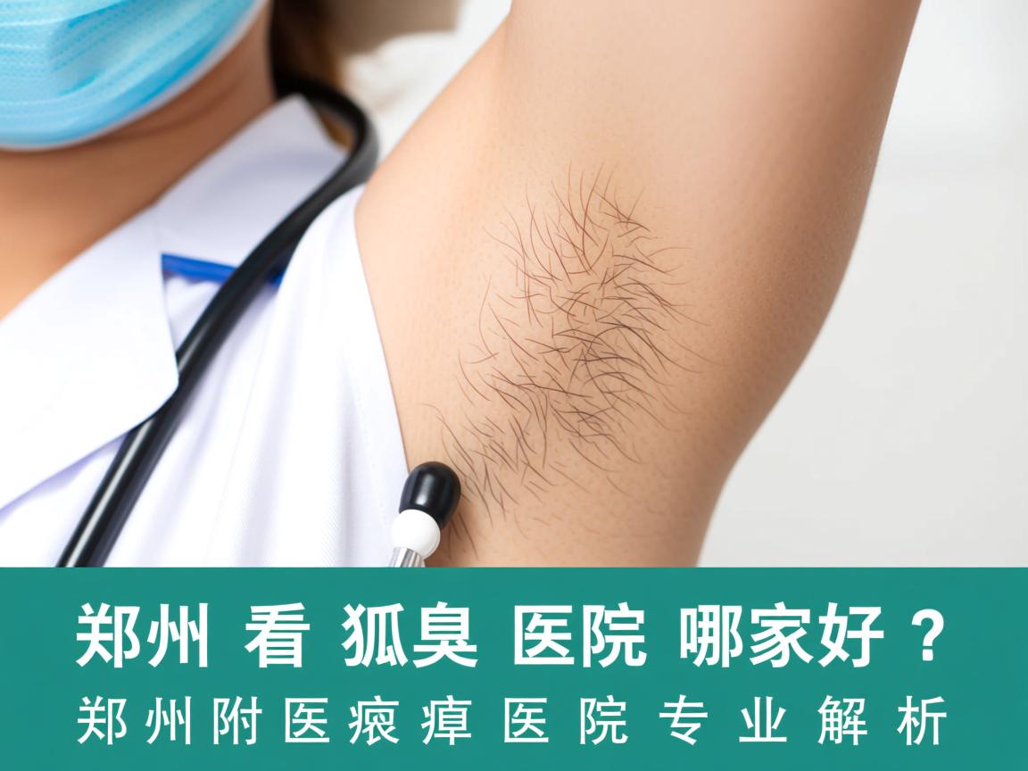 郑州看狐臭医院哪家好？郑州附医腋臭医院专业解析
