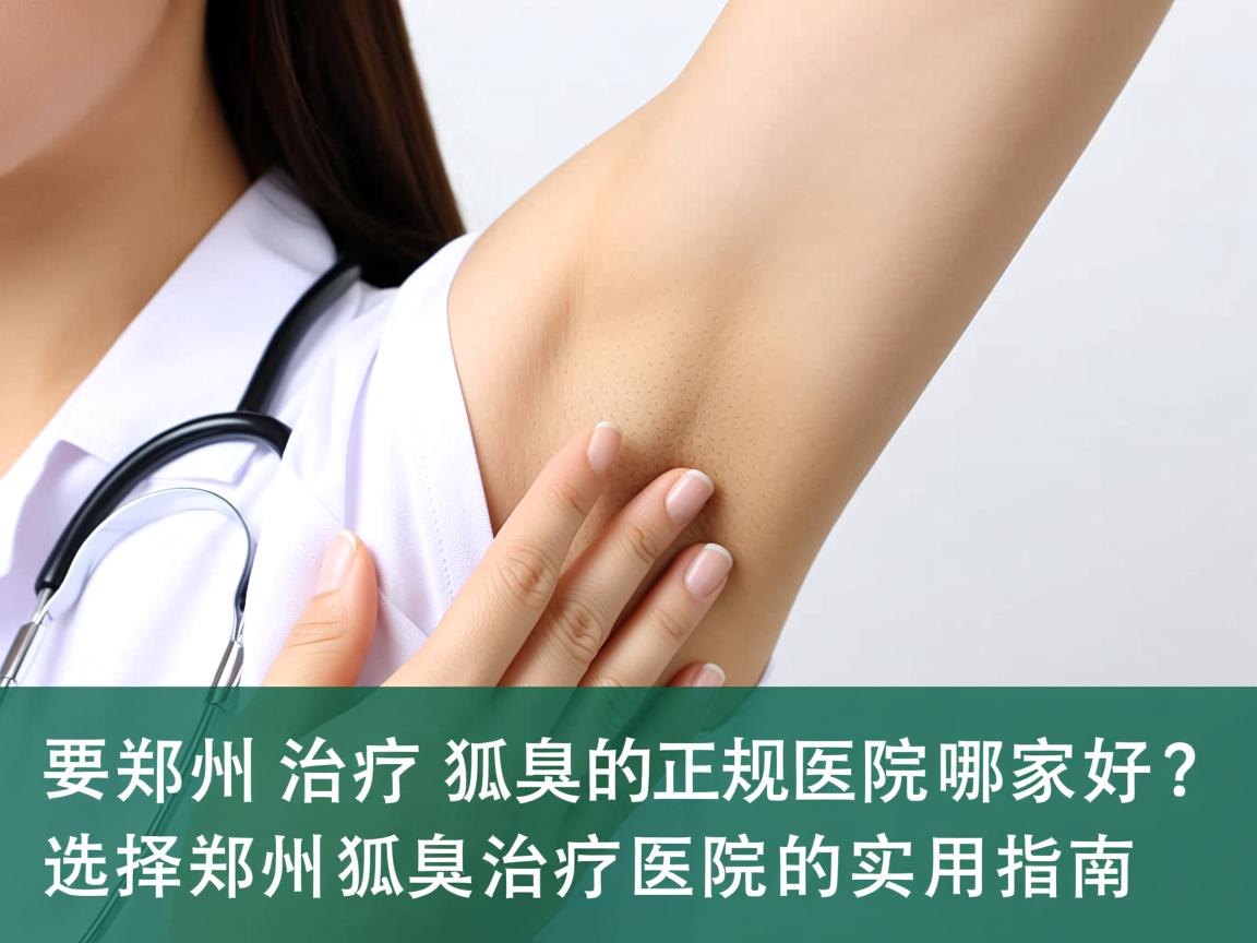 郑州治疗狐臭的正规医院哪家好？选择郑州狐臭治疗医院的实用指南