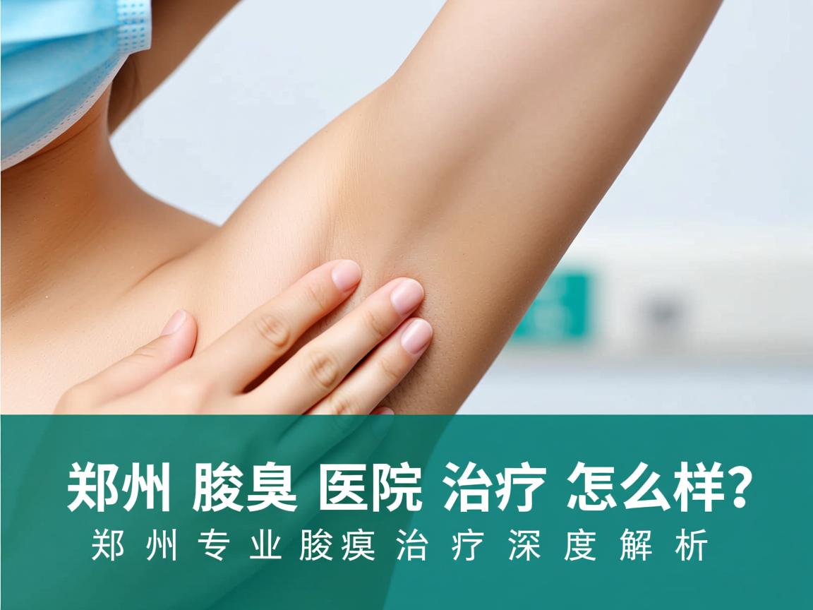 郑州腋臭医院治疗怎么样？郑州专业腋臭治疗深度解析