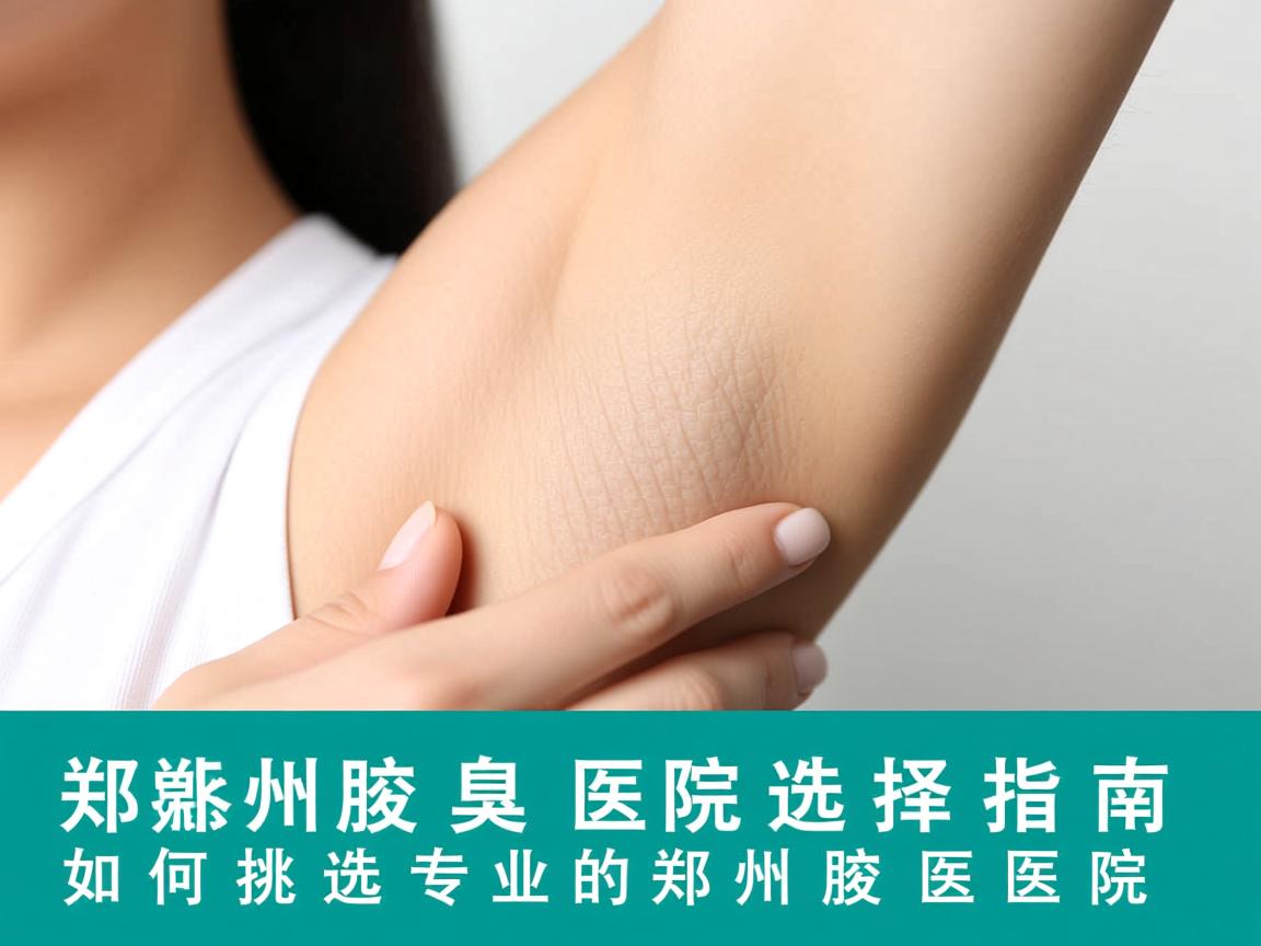 郑州腋臭医院选择指南，如何挑选专业的郑州腋臭医院