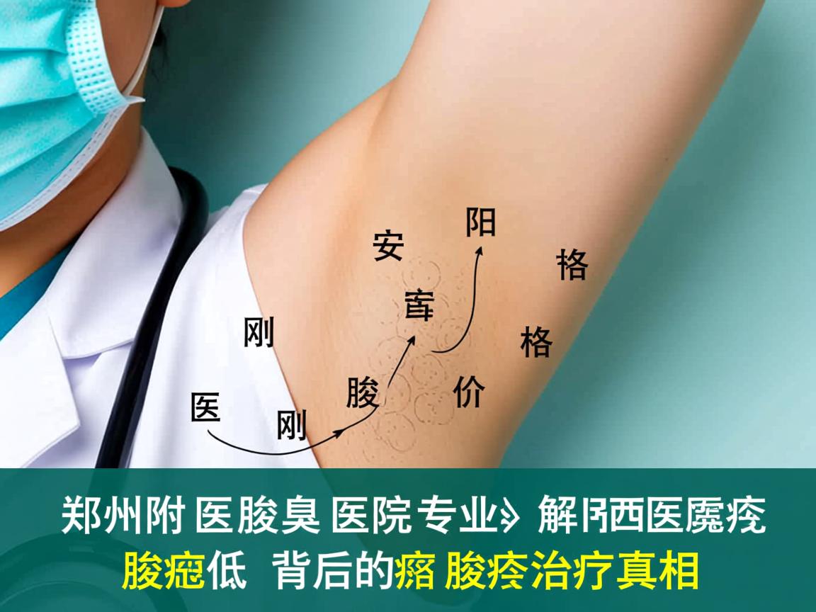 郑州附医腋臭医院专业解析，安阳宝刚医院腋臭价格低背后的腋臭治疗真相