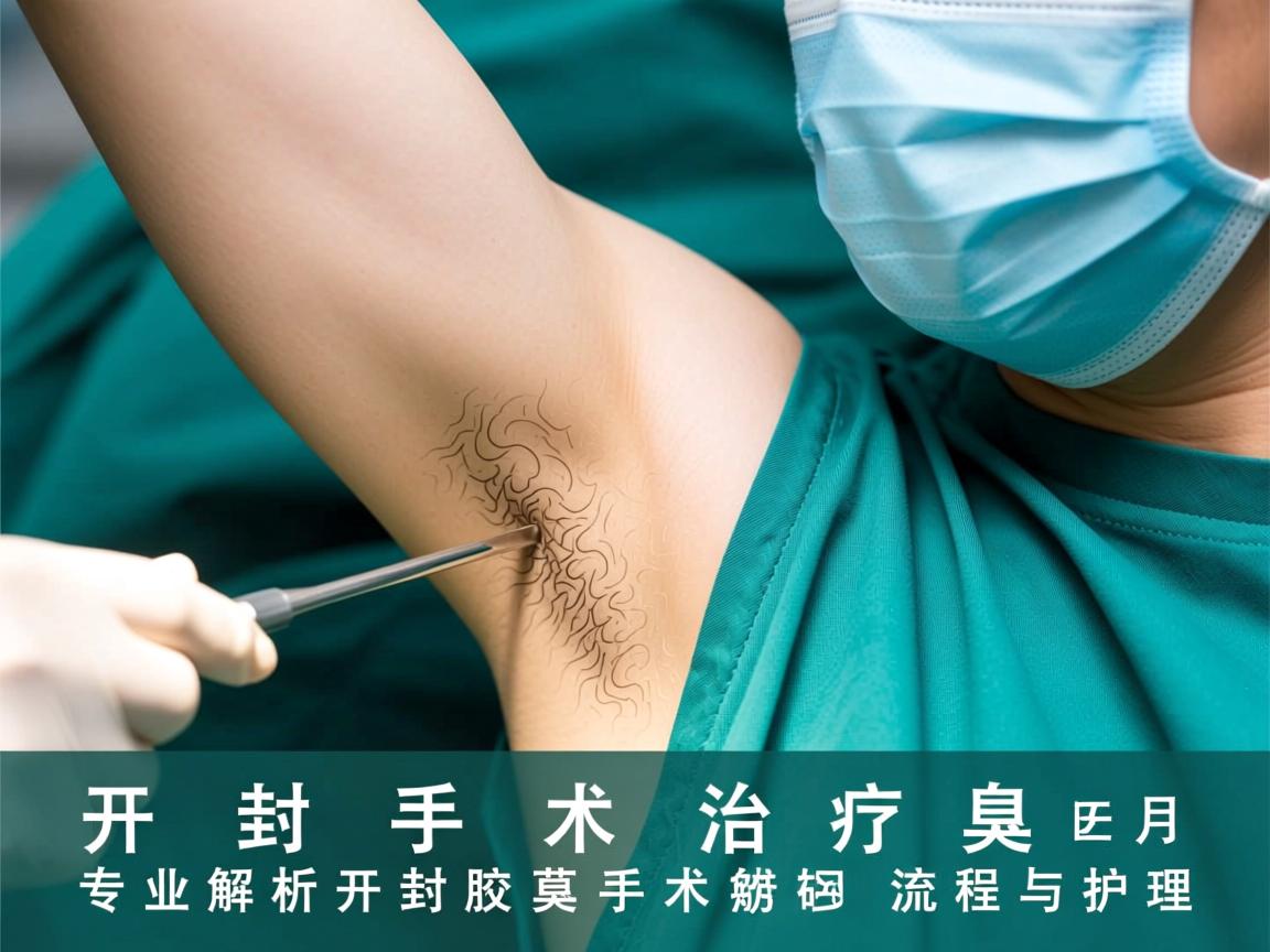 开封手术治疗腋臭，专业解析开封腋臭手术的流程与护理