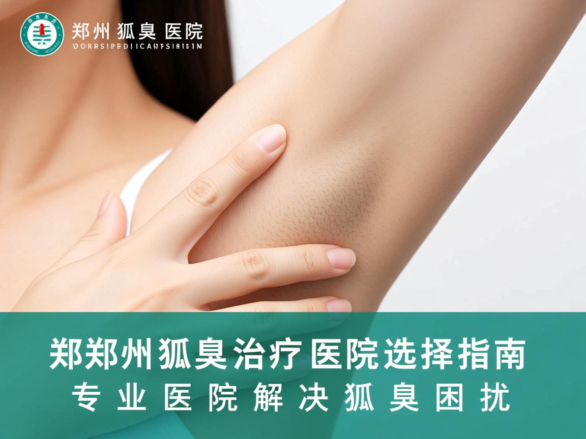 郑州狐臭治疗医院选择指南，专业医院解决狐臭困扰