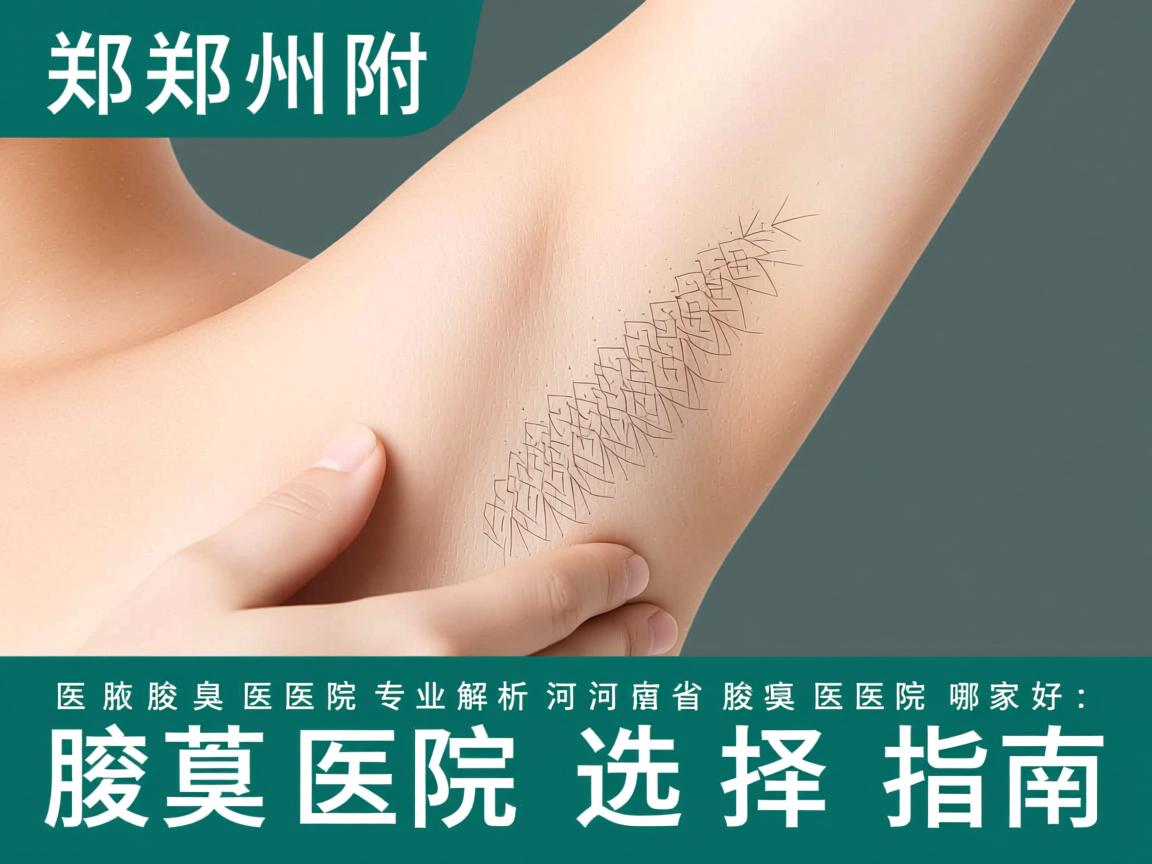 郑州附医腋臭医院专业解析，河南省腋臭医院哪家好，腋臭医院选择指南