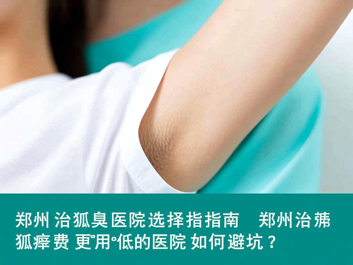 郑州治狐臭医院选择指南，郑州治狐臭费用更低的医院如何避坑？