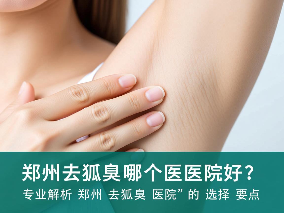 郑州去狐臭哪个医院好？专业解析郑州去狐臭医院的选择要点