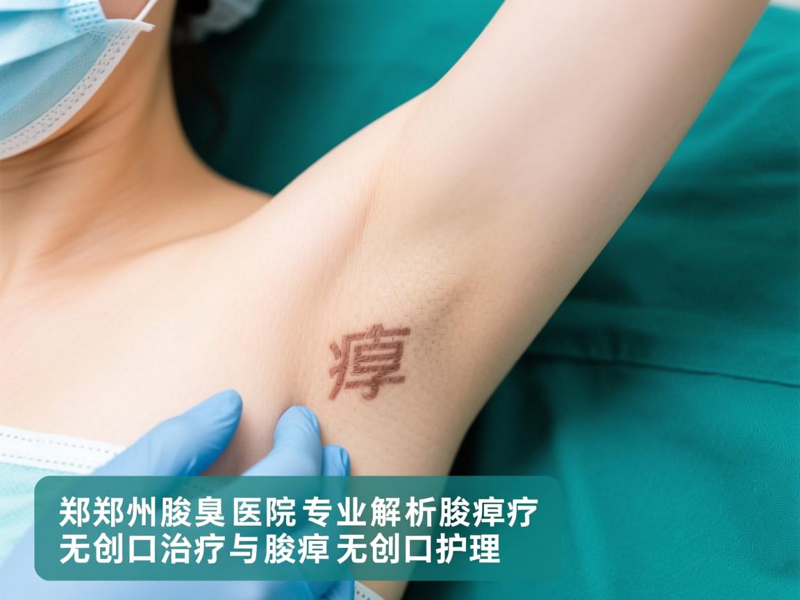 郑州腋臭医院专业解析，腋臭无创口治疗与腋臭无创口护理