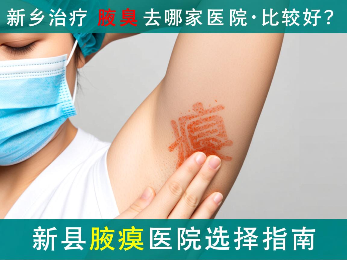 新乡治疗腋臭去哪家医院比较好？新乡腋臭医院选择指南