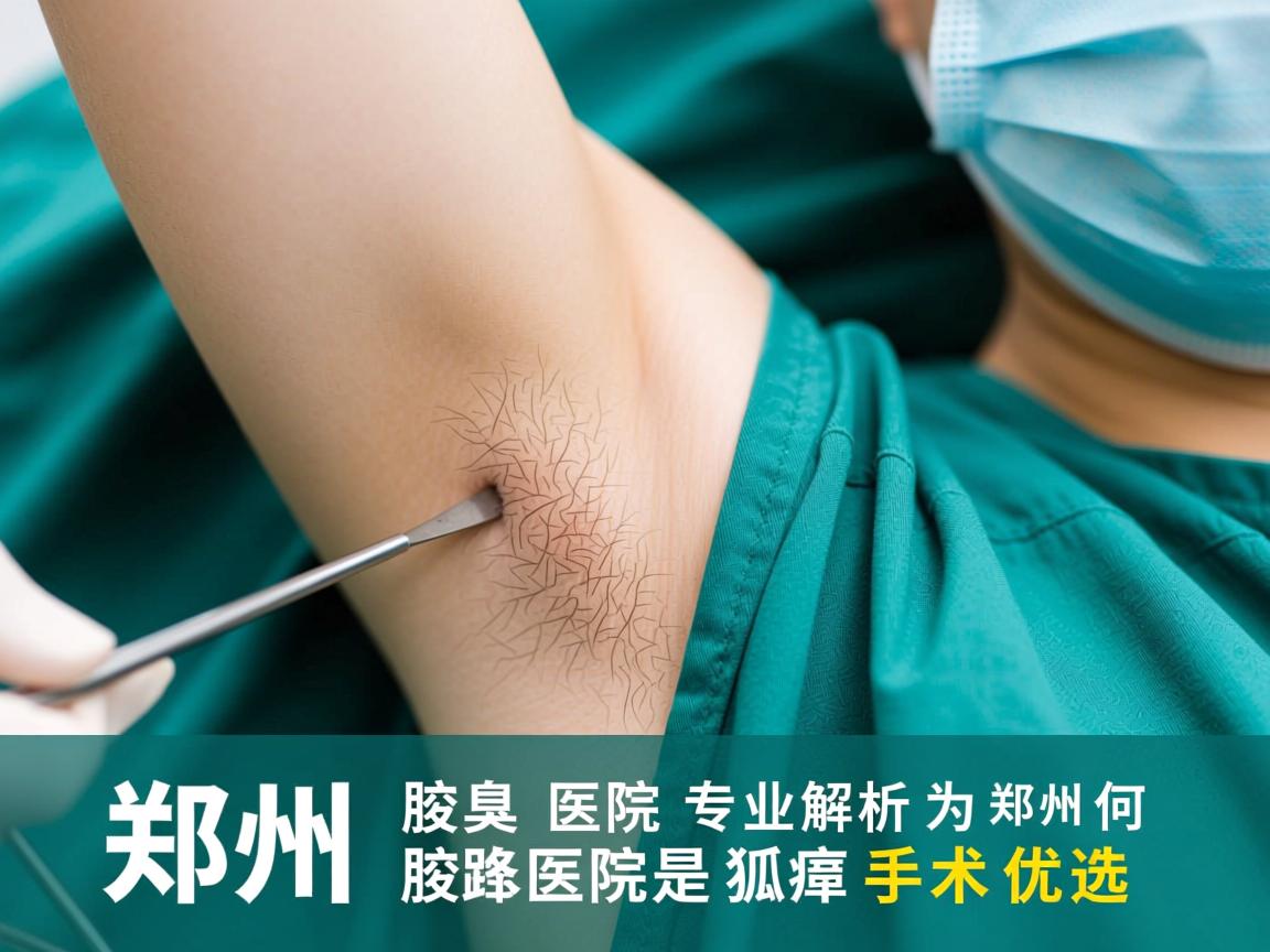 郑州腋臭医院专业解析，为何郑州腋臭医院是狐臭手术优选