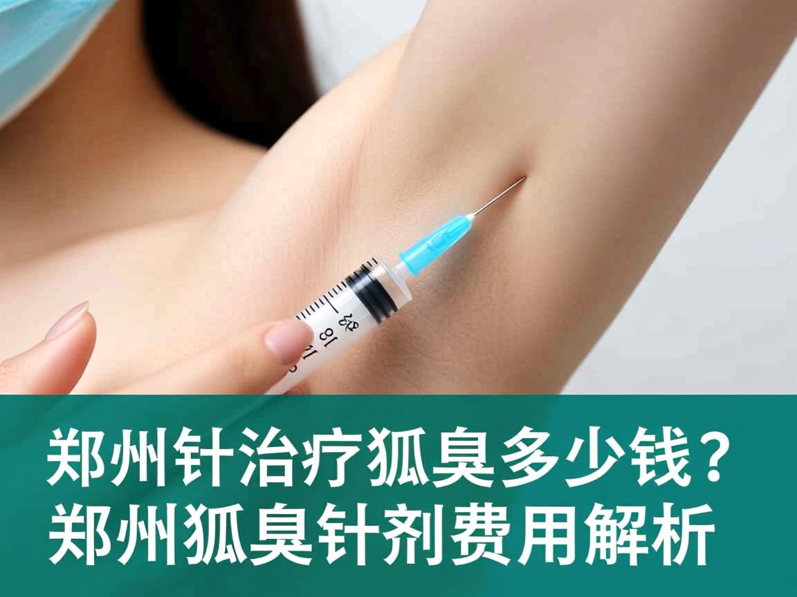 郑州针剂治疗狐臭多少钱？郑州狐臭针剂费用解析