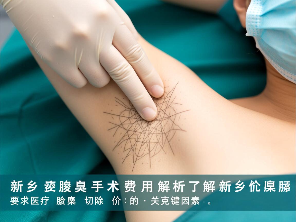 新乡腋臭手术费用解析，了解新乡腋臭切除价格的关键因素