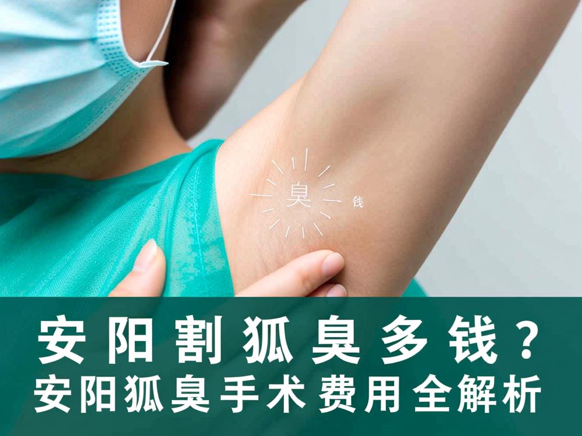 安阳割狐臭多钱？安阳狐臭手术费用全解析