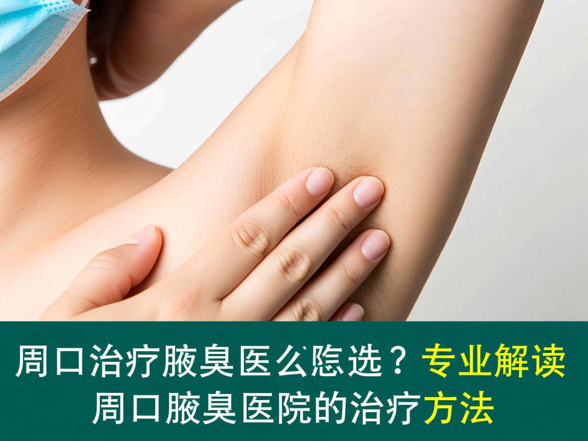 周口治疗腋臭医院怎么选？专业解读周口腋臭医院的治疗方法