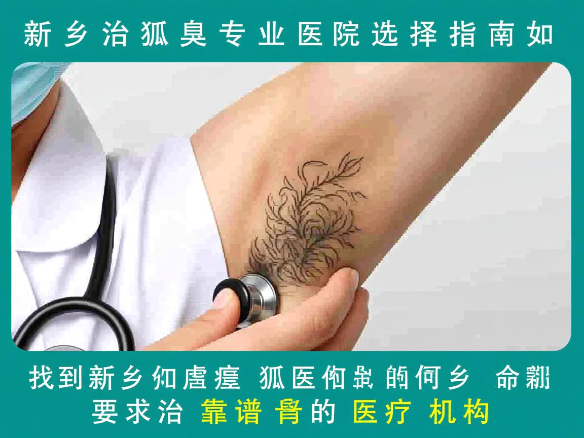 新乡治狐臭专业医院选择指南，如何找到新乡治狐臭靠谱的医疗机构